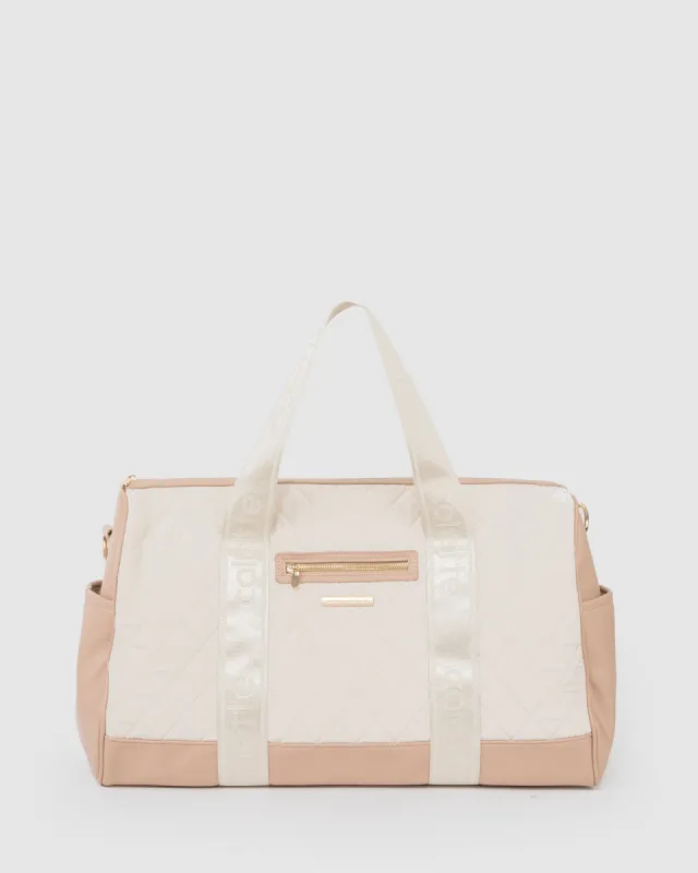 Multi Colour Adeline Quilt Weekender Bag sold by Collete Hayman