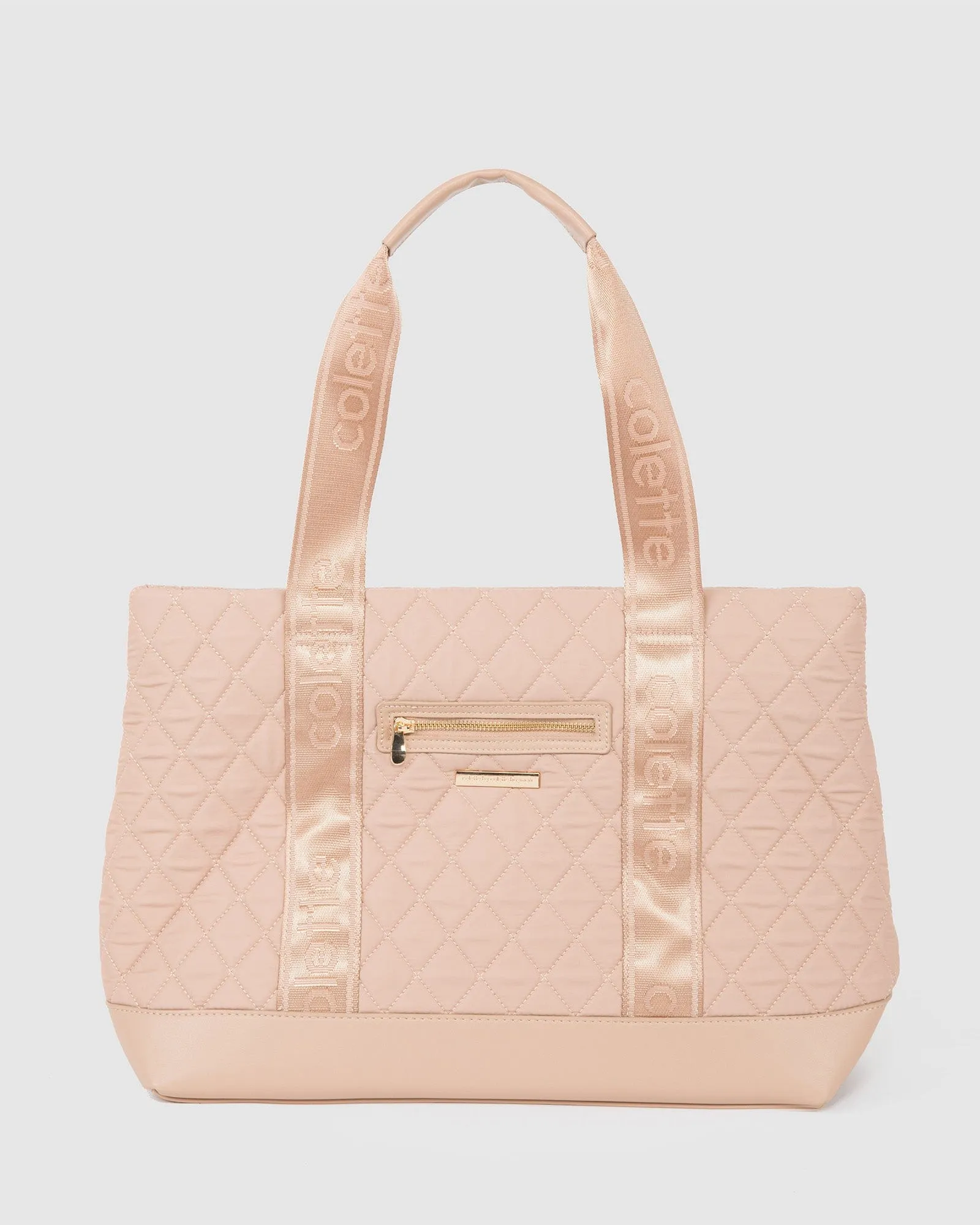 Natural Viktoria Quilt Tote Bag sold by Collete Hayman