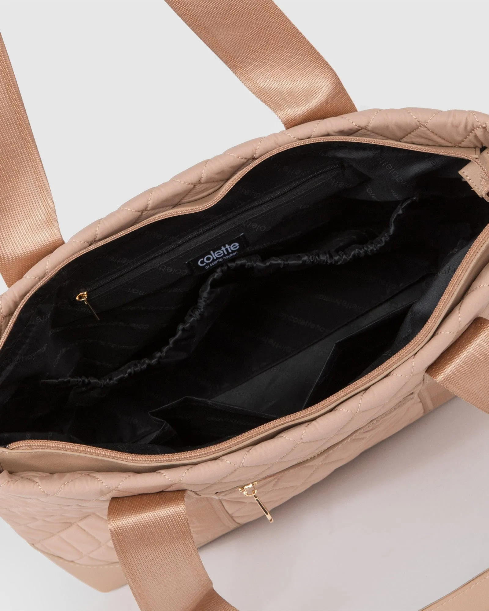 Natural Viktoria Quilt Tote Bag sold by Collete Hayman product image thumbnail 5