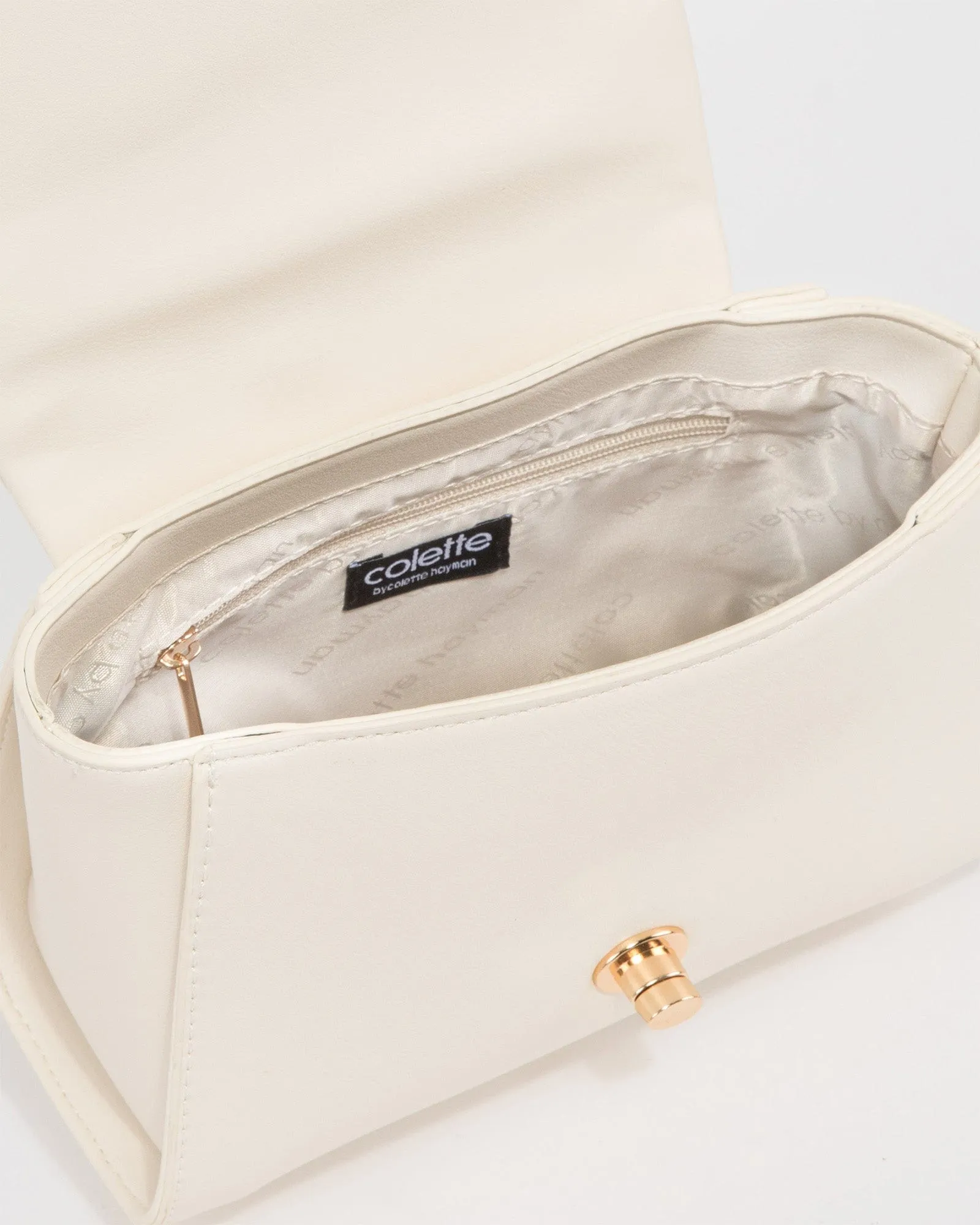 Ivory Rome Top Handle Bag sold by Collete Hayman product image thumbnail 5