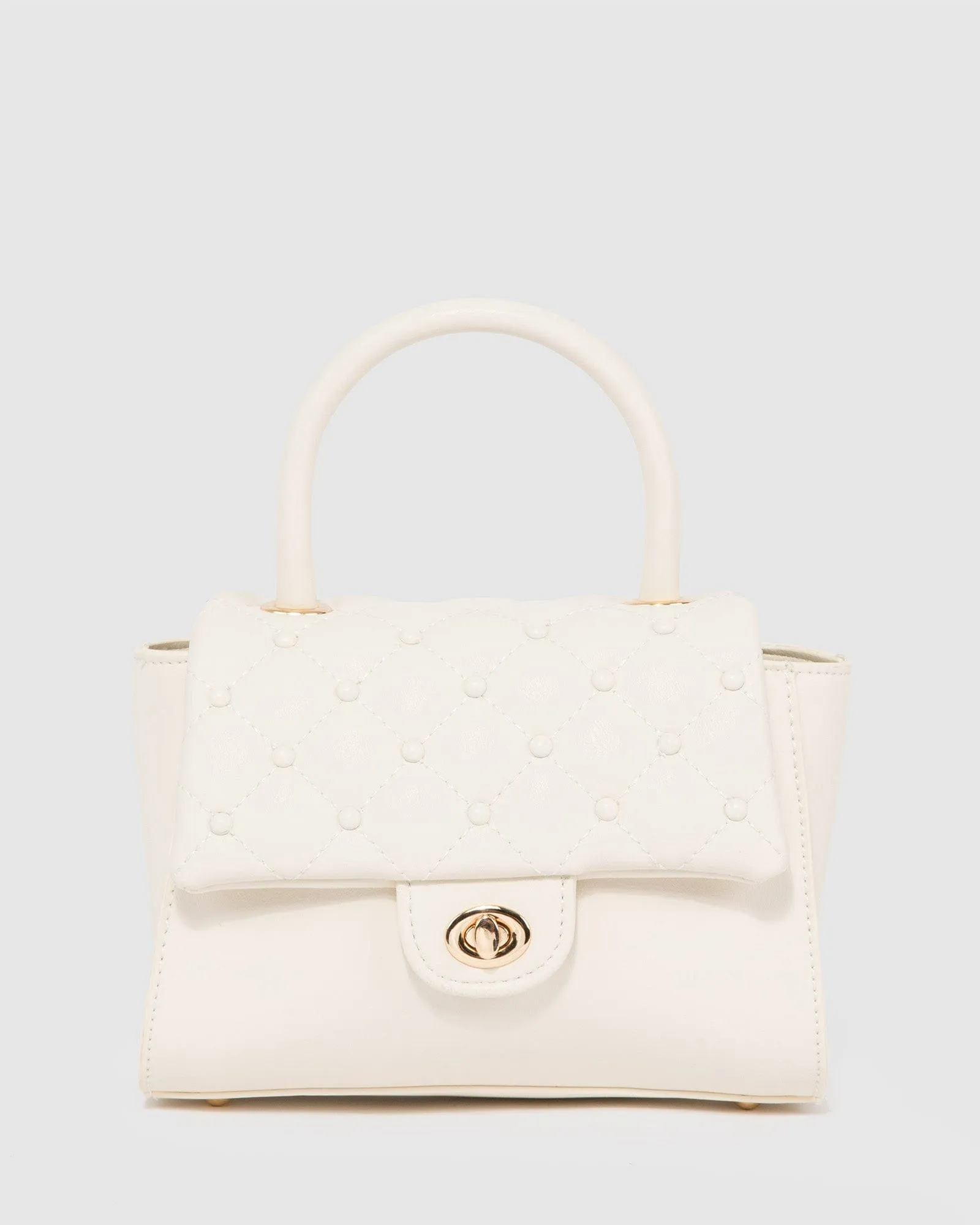 Ivory Rome Top Handle Bag sold by Collete Hayman