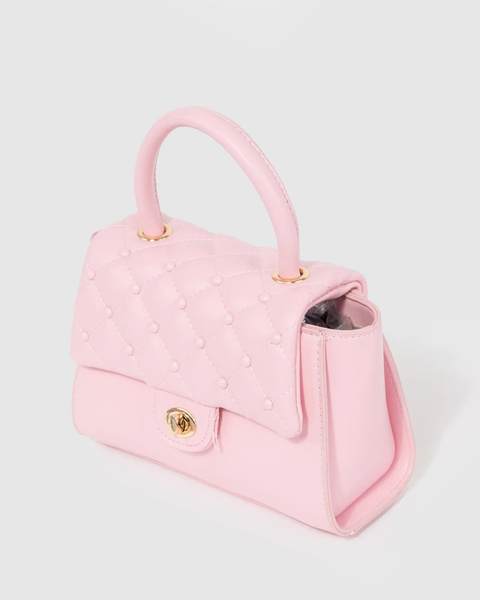 Pink Rome Top Handle Bag sold by Collete Hayman product image thumbnail 4