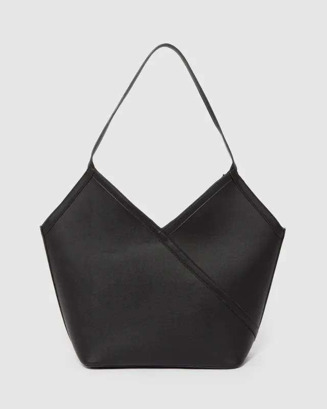 Black Tia Large Slouch Bag sold by Collete Hayman