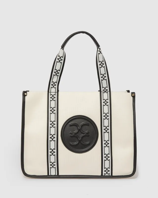 Multi Colour Wyomia Oversized Webbing Tote Bag sold by Collete Hayman