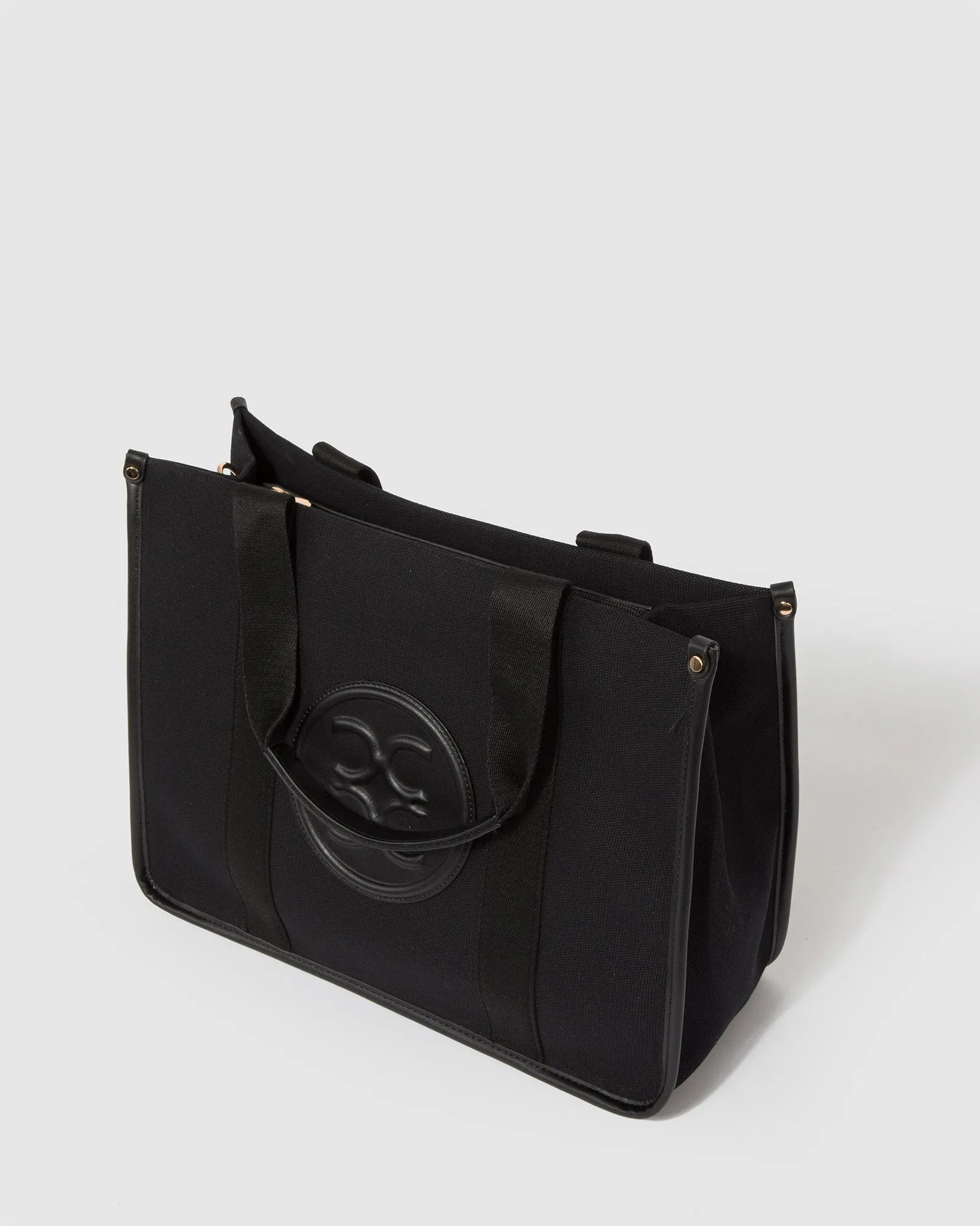 Black Wyomia Oversized Webbing Tote Bag sold by Collete Hayman product image thumbnail 4