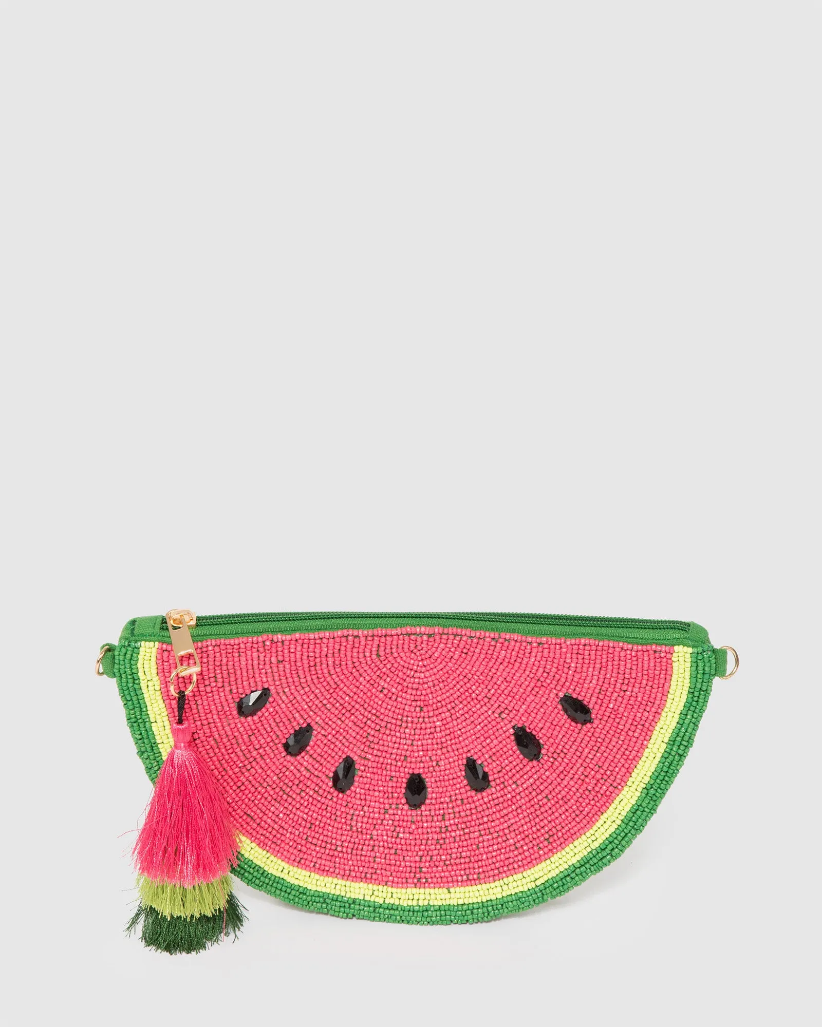 Multi Colour Lila Beaded Watermelon Coin Purse sold by Collete Hayman