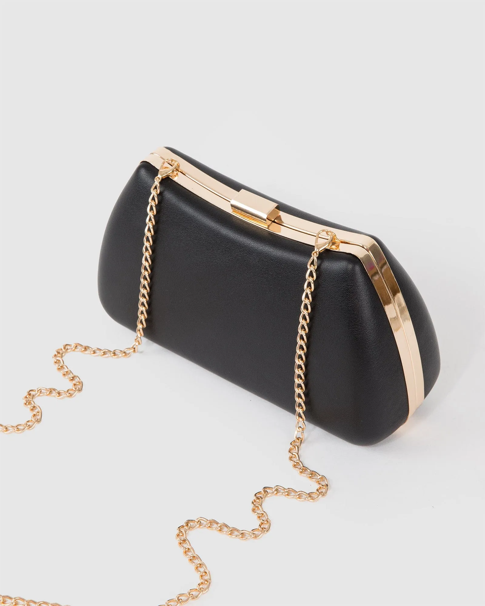Black Lola Hardcase Clutch Bag sold by Collete Hayman product image thumbnail 4