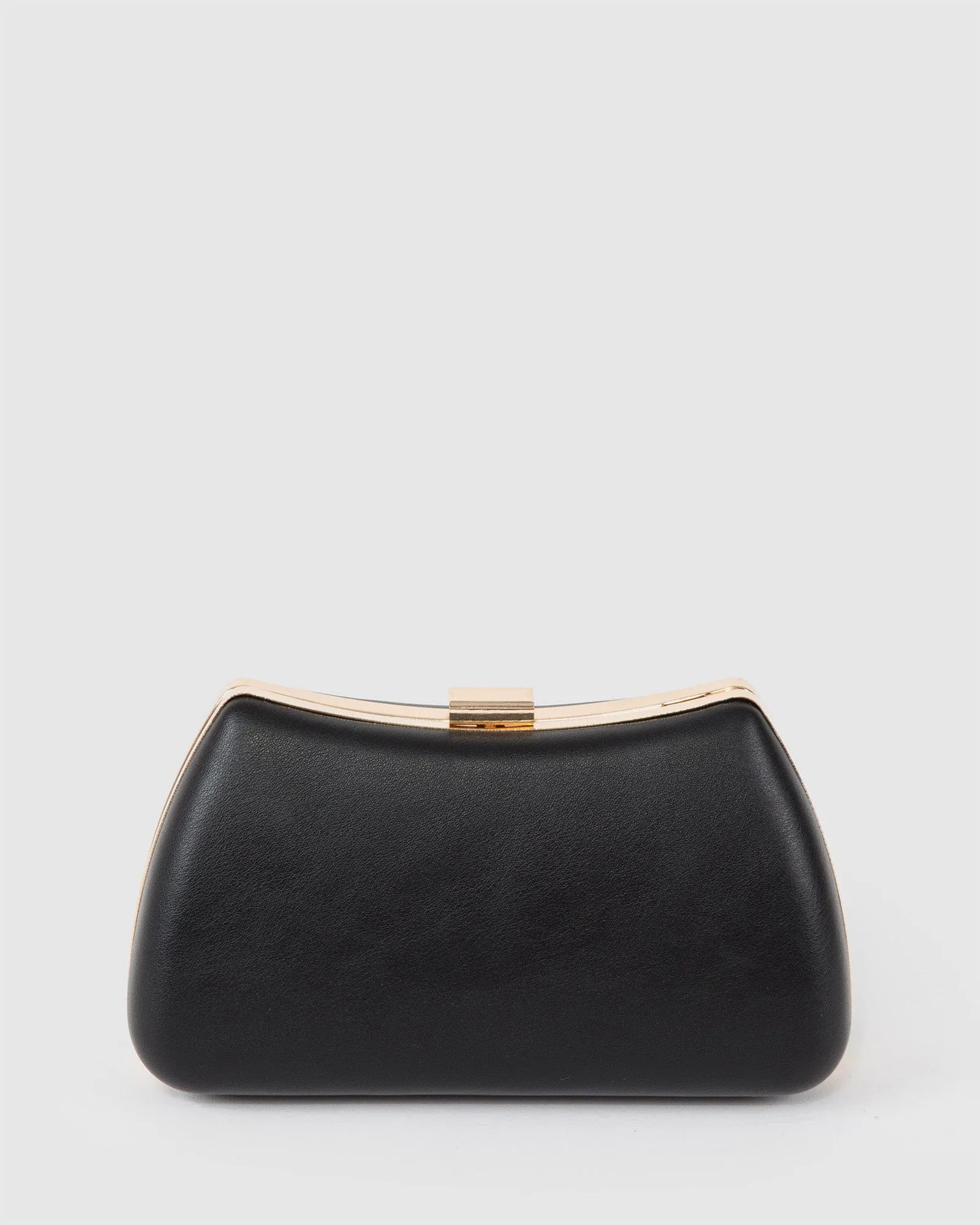 Black Lola Hardcase Clutch Bag sold by Collete Hayman