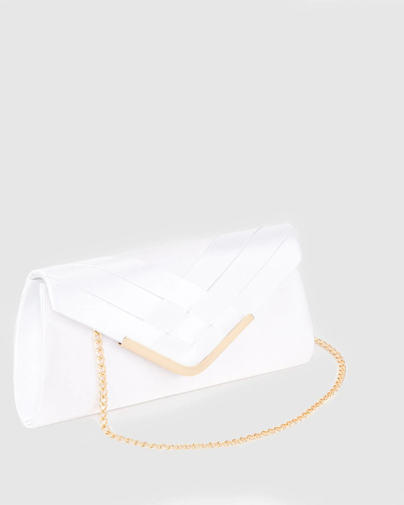 White Paula Weave Clutch Bag sold by Collete Hayman product image thumbnail 2