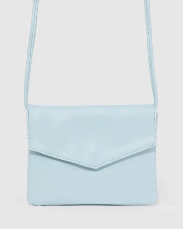 Light Blue Martha Crossbody Bag sold by Collete Hayman