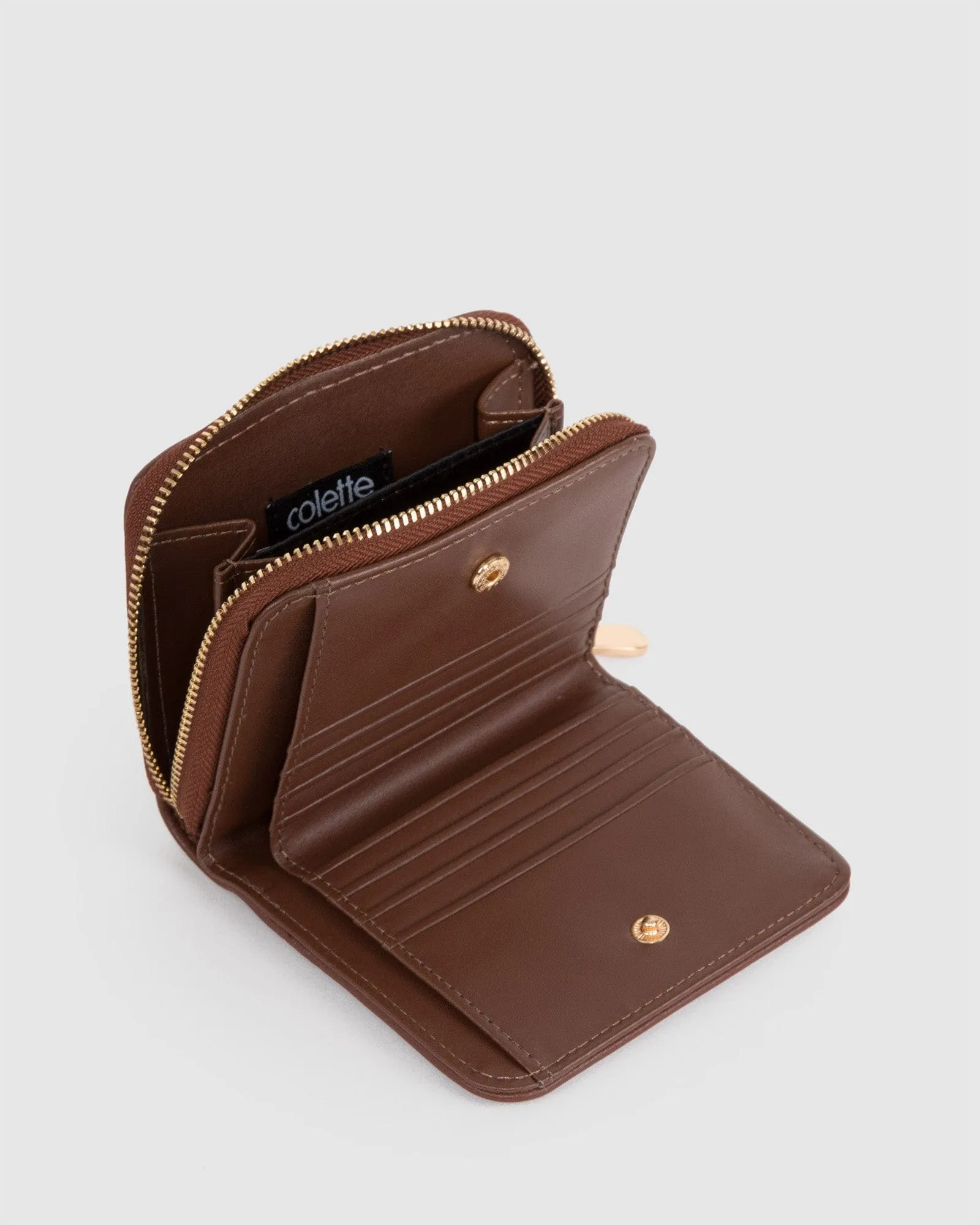 Chocolate Gigi Mini Wallet sold by Collete Hayman product image thumbnail 4
