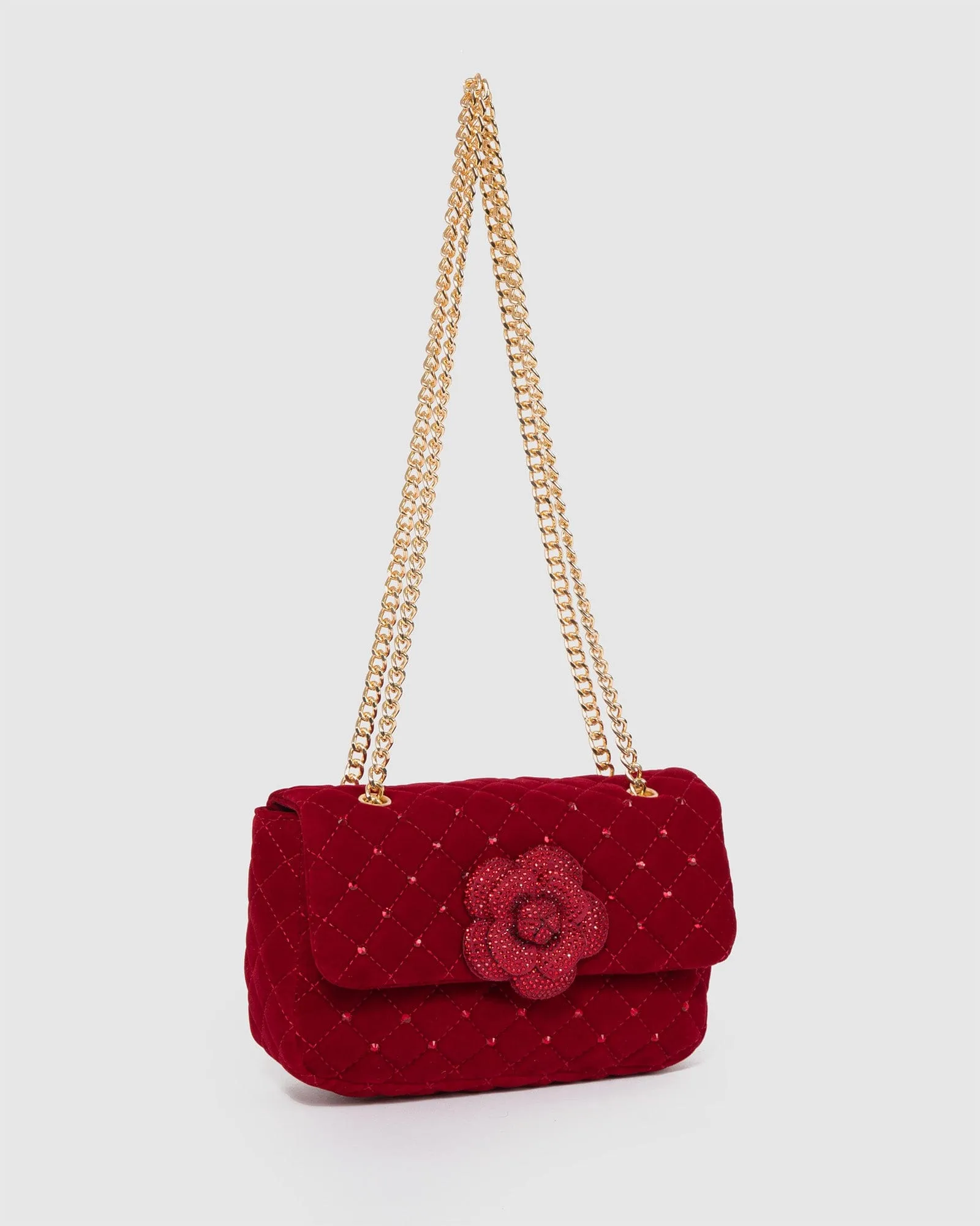 Red Camille Rose Crossbody Bag sold by Collete Hayman product image thumbnail 4