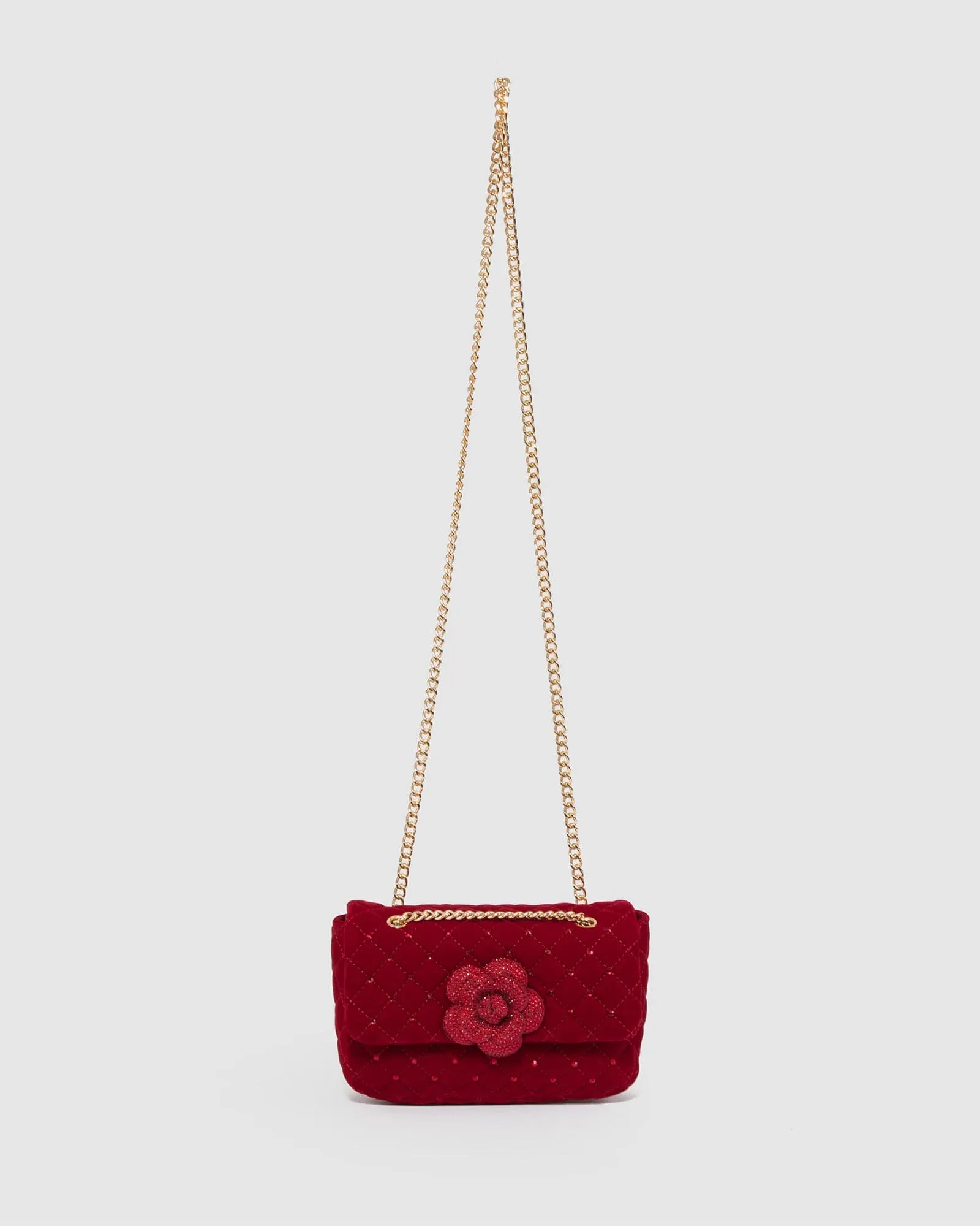 Red Camille Rose Crossbody Bag sold by Collete Hayman product image thumbnail 3
