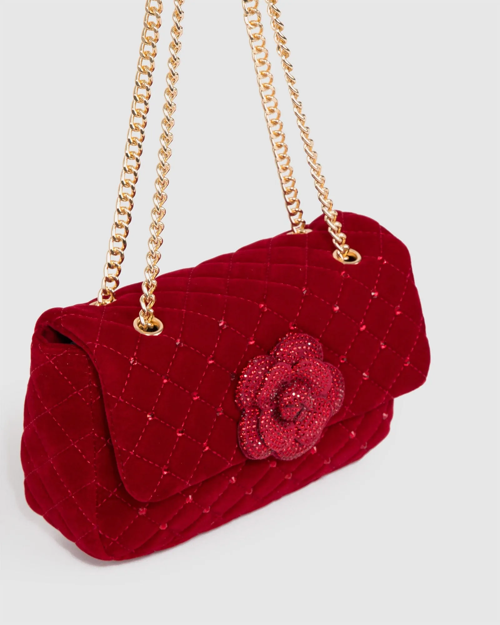 Red Camille Rose Crossbody Bag sold by Collete Hayman product image thumbnail 2