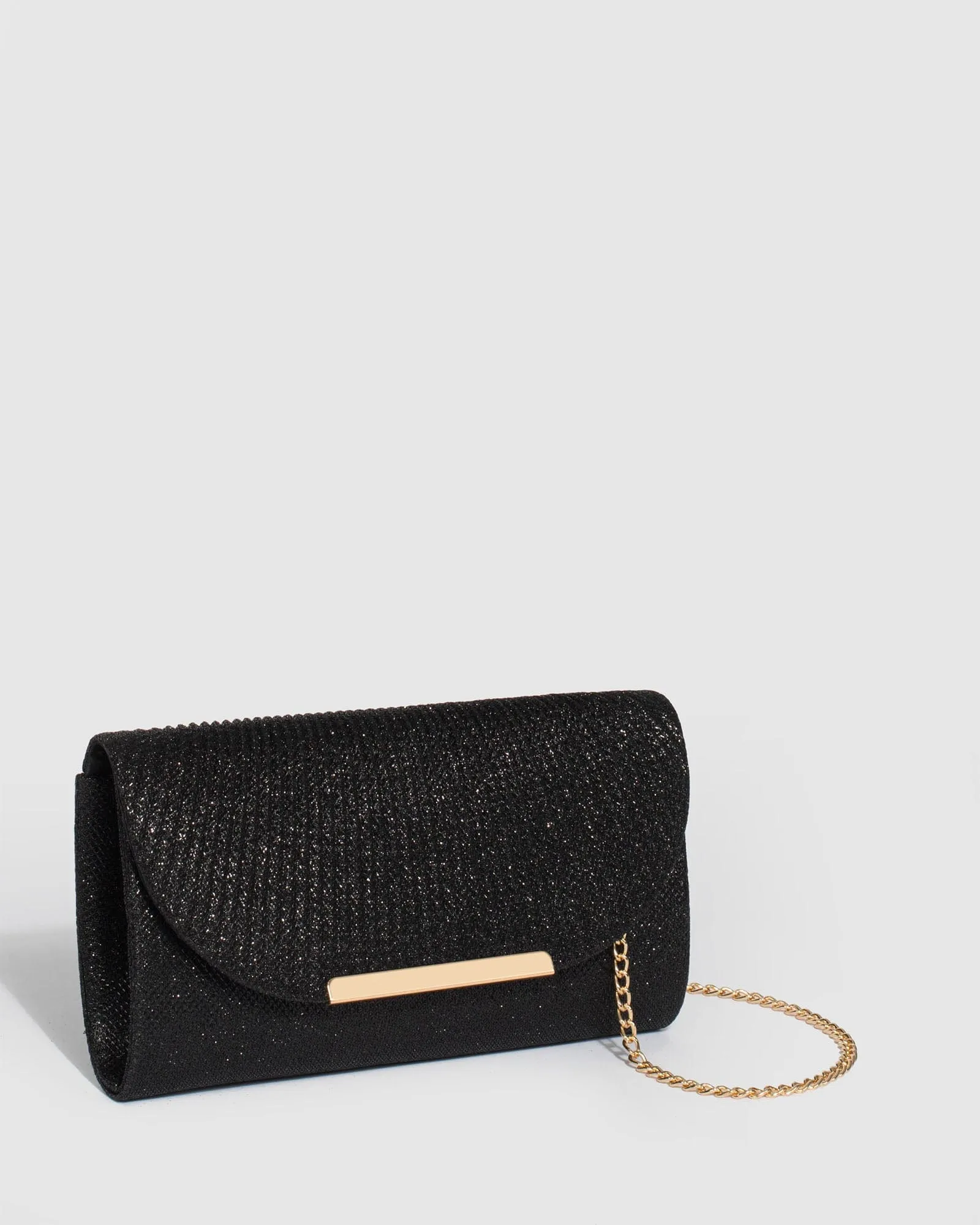 Black and Gold Liza Evening Clutch Bag sold by Collete Hayman product image thumbnail 3