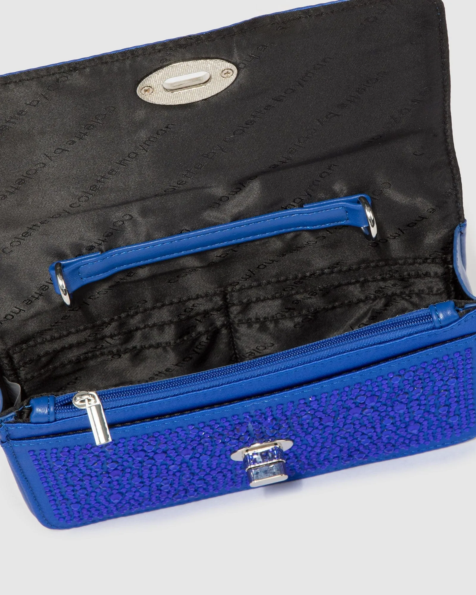 Blue Eboni Crystal Crossbody Bag sold by Collete Hayman product image thumbnail 5