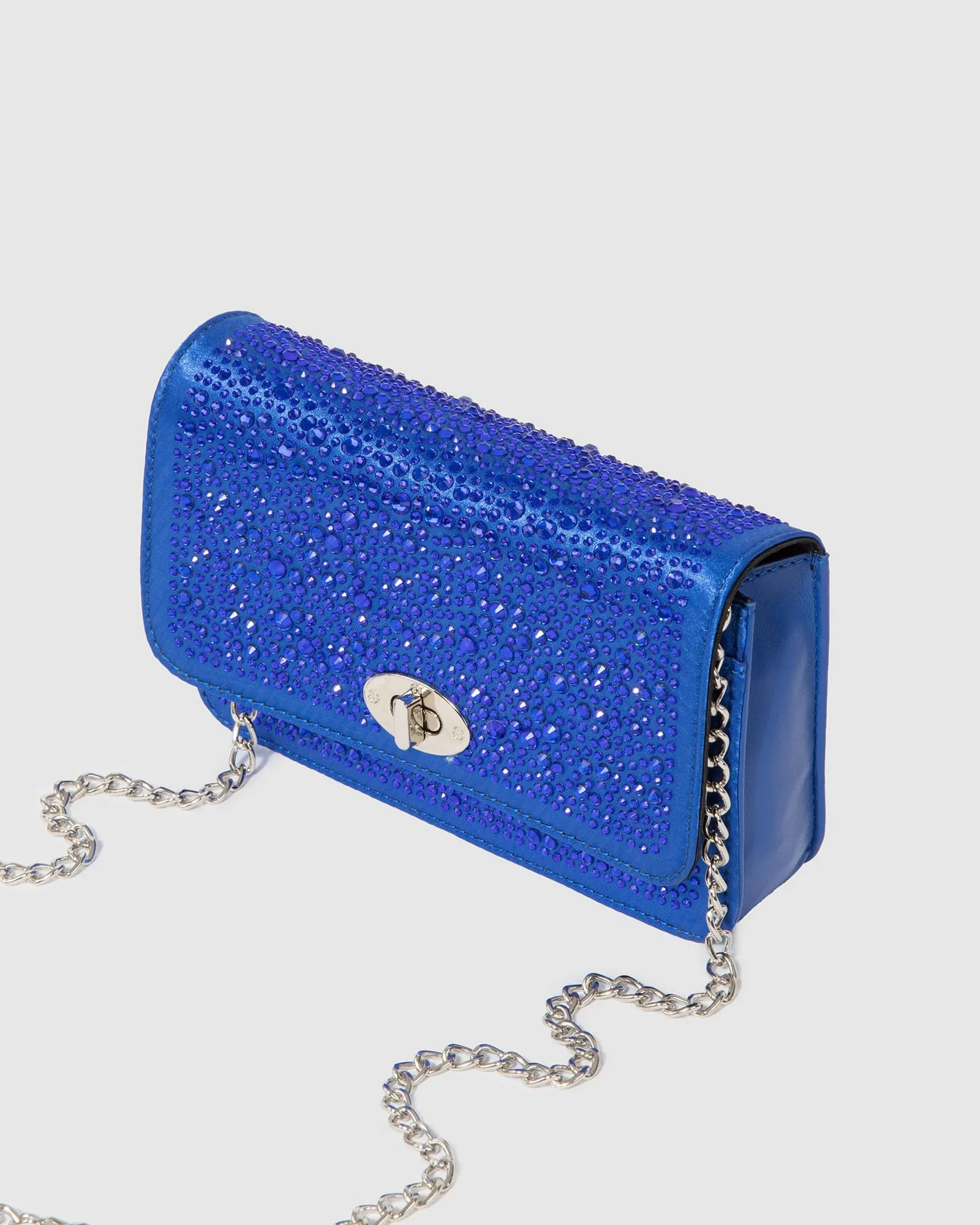 Blue Eboni Crystal Crossbody Bag sold by Collete Hayman product image thumbnail 4