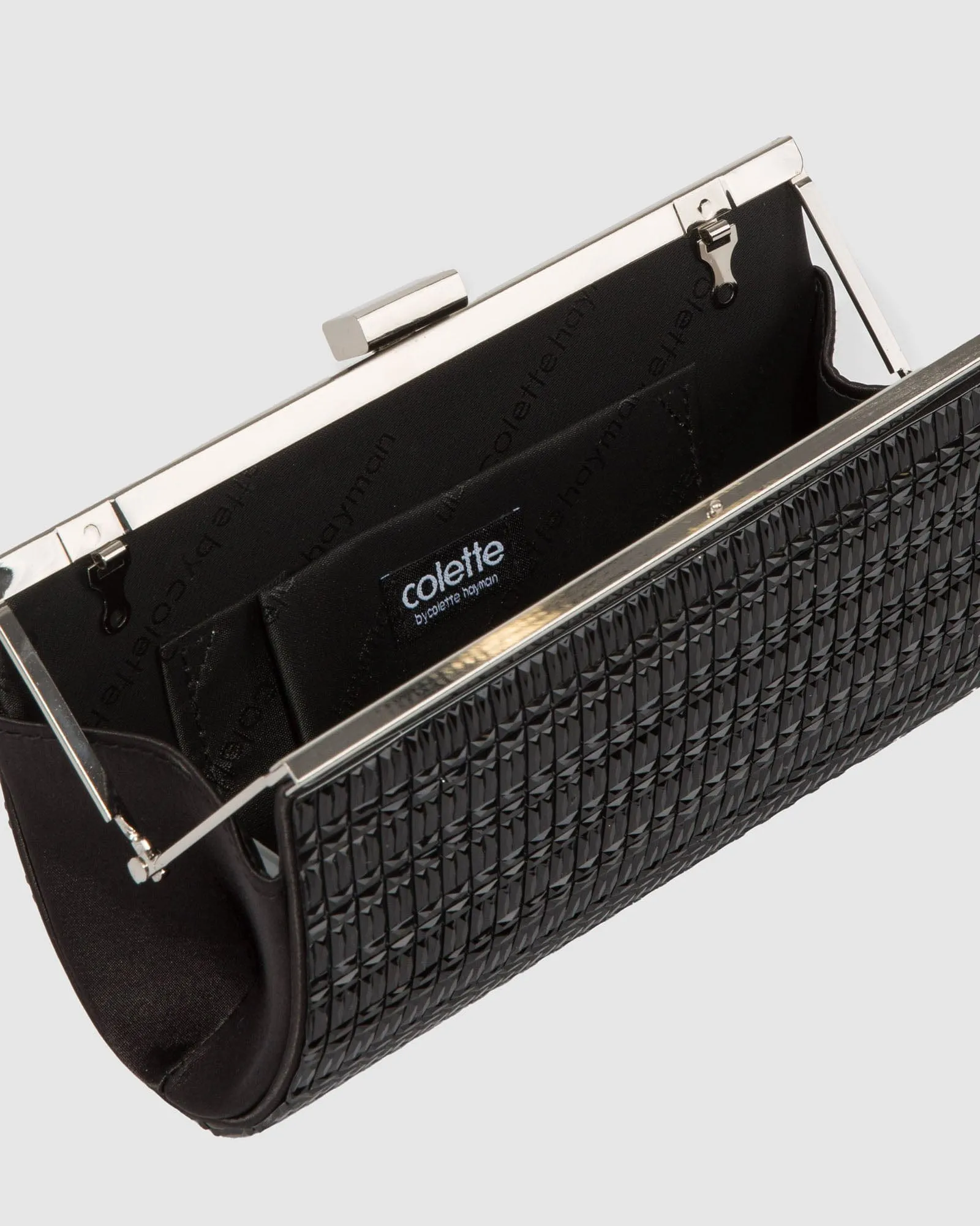 Black Liza Sparkle Clutch Bag sold by Collete Hayman product image thumbnail 5