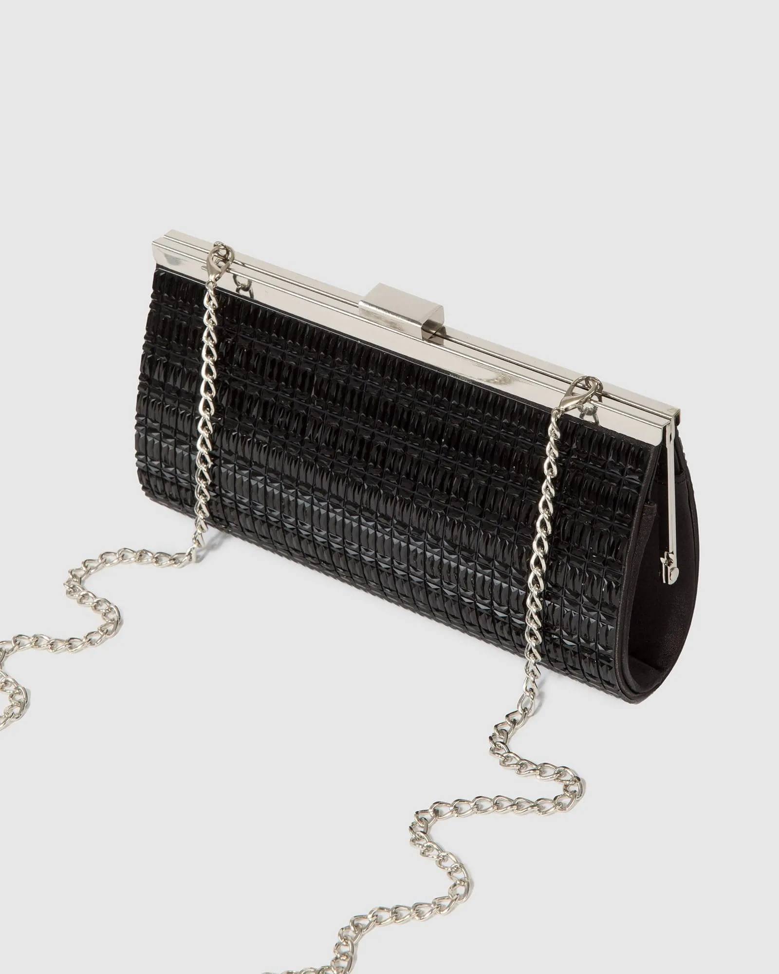Black Liza Sparkle Clutch Bag sold by Collete Hayman product image thumbnail 4