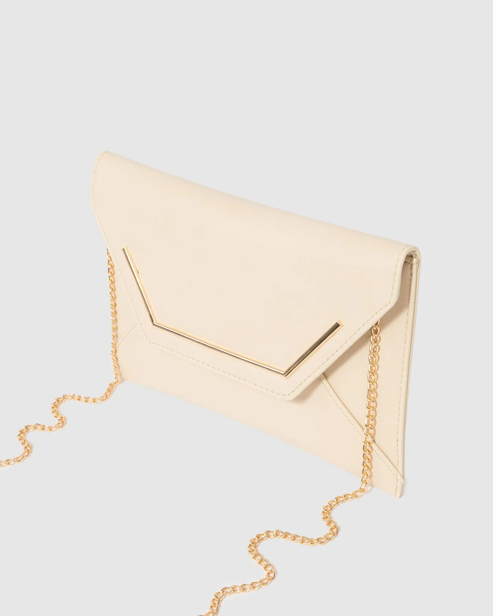 Ivory Samantha Square Clutch Bag sold by Collete Hayman product image thumbnail 4