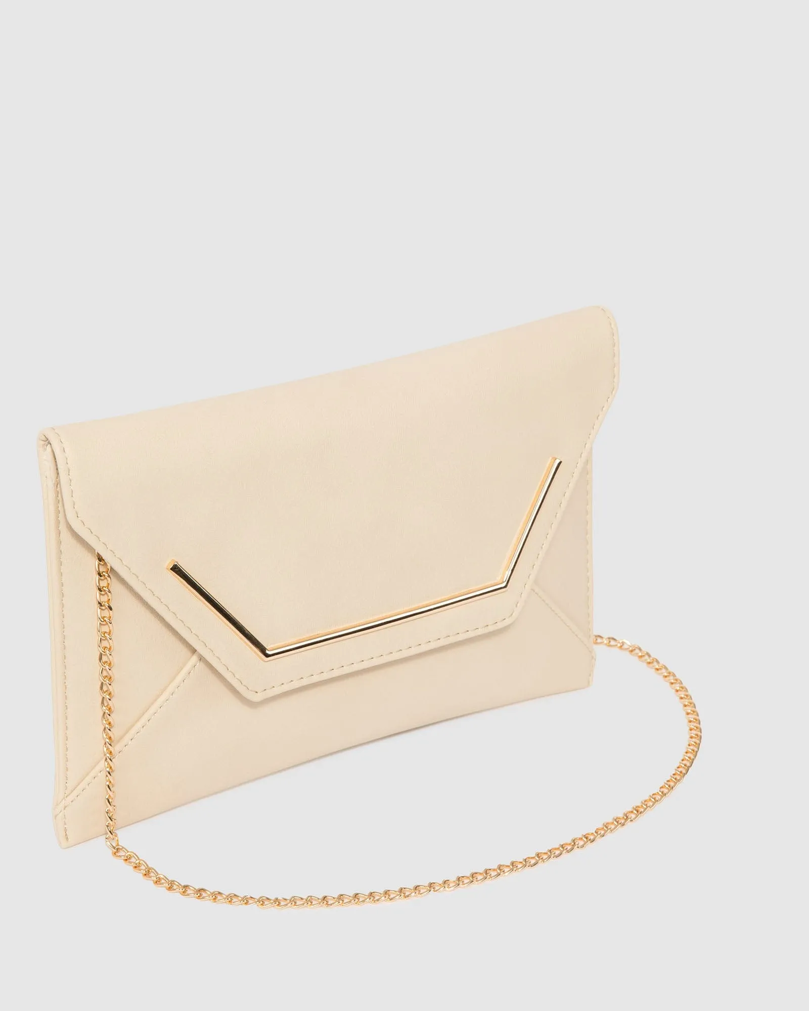 Ivory Samantha Square Clutch Bag sold by Collete Hayman product image thumbnail 2