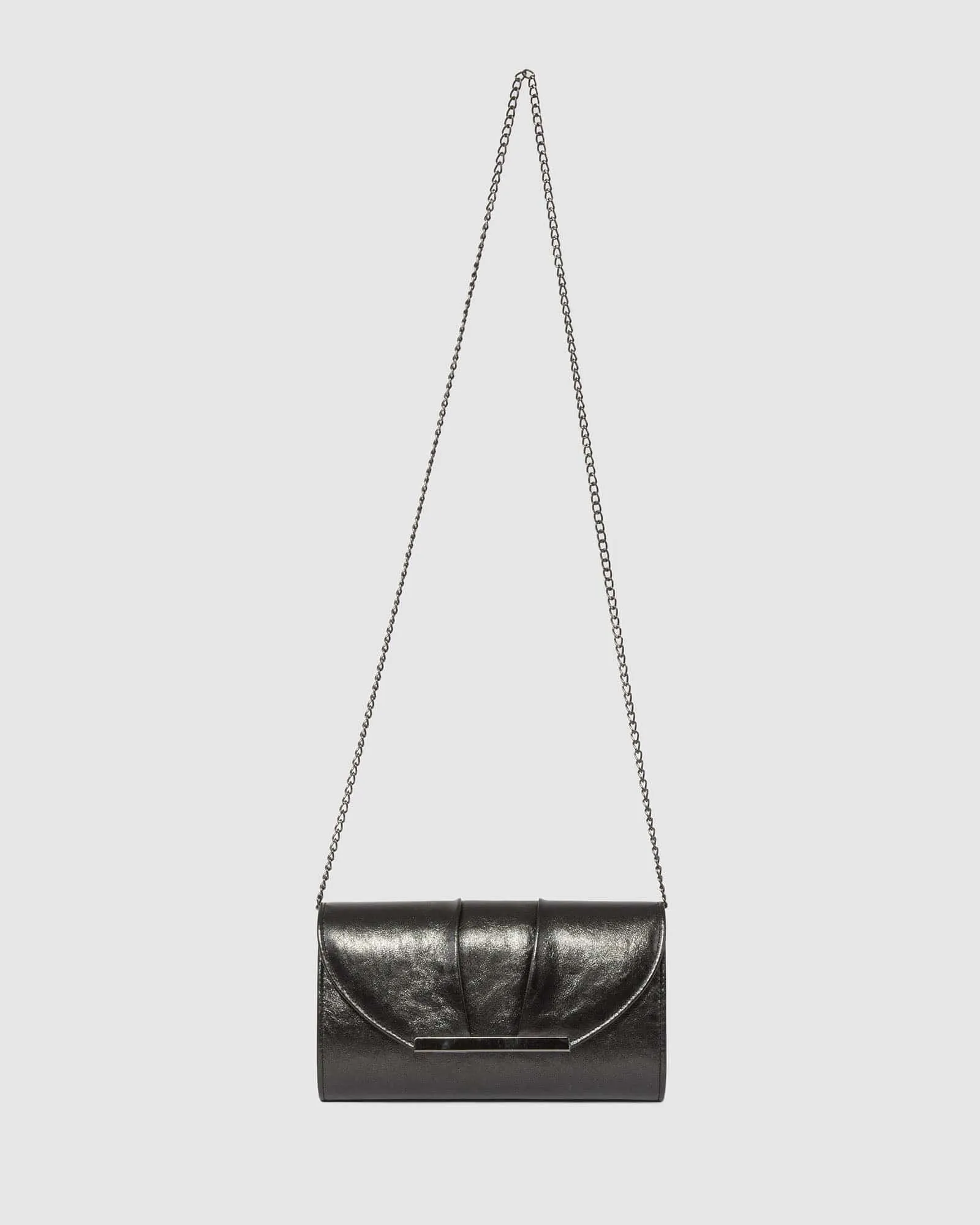 Black Mary Rouche Clutch Bag sold by Collete Hayman product image thumbnail 3