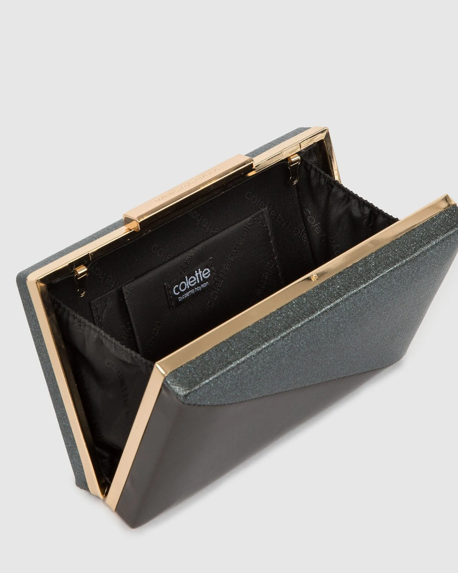 Black Jaimi Hardcase Clutch Bag sold by Collete Hayman product image thumbnail 5