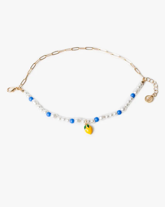 White Lemon Beaded Bracelet sold by Collete Hayman