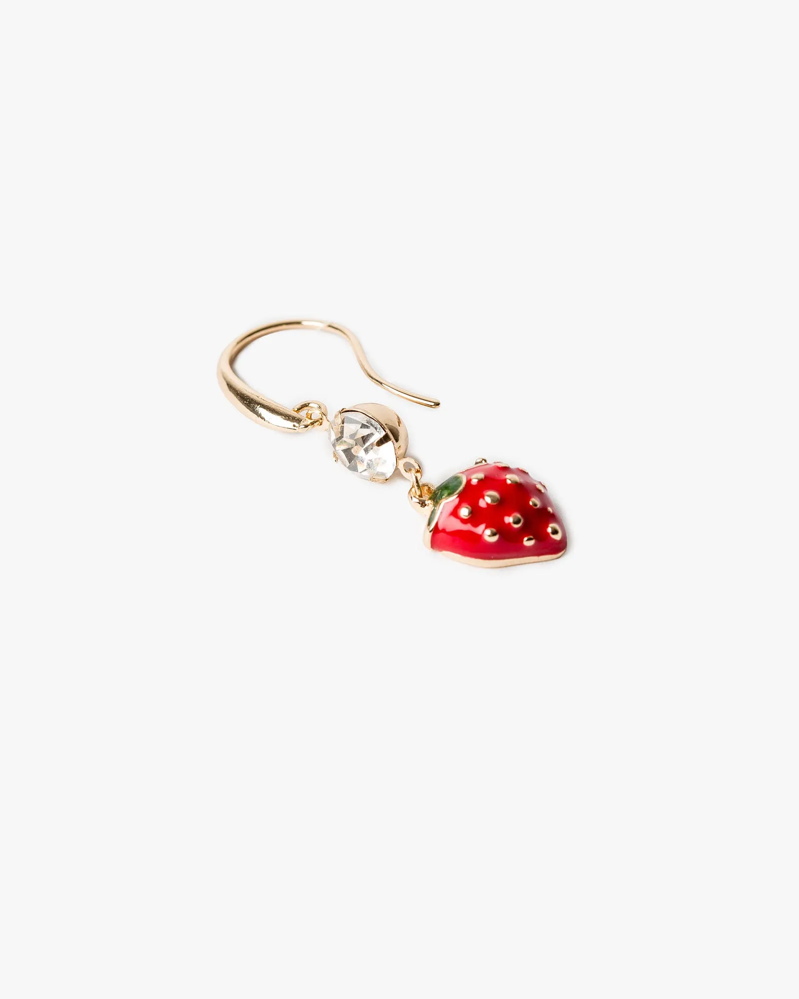 Red Strawberry Hook Earrings sold by Collete Hayman product image thumbnail 3