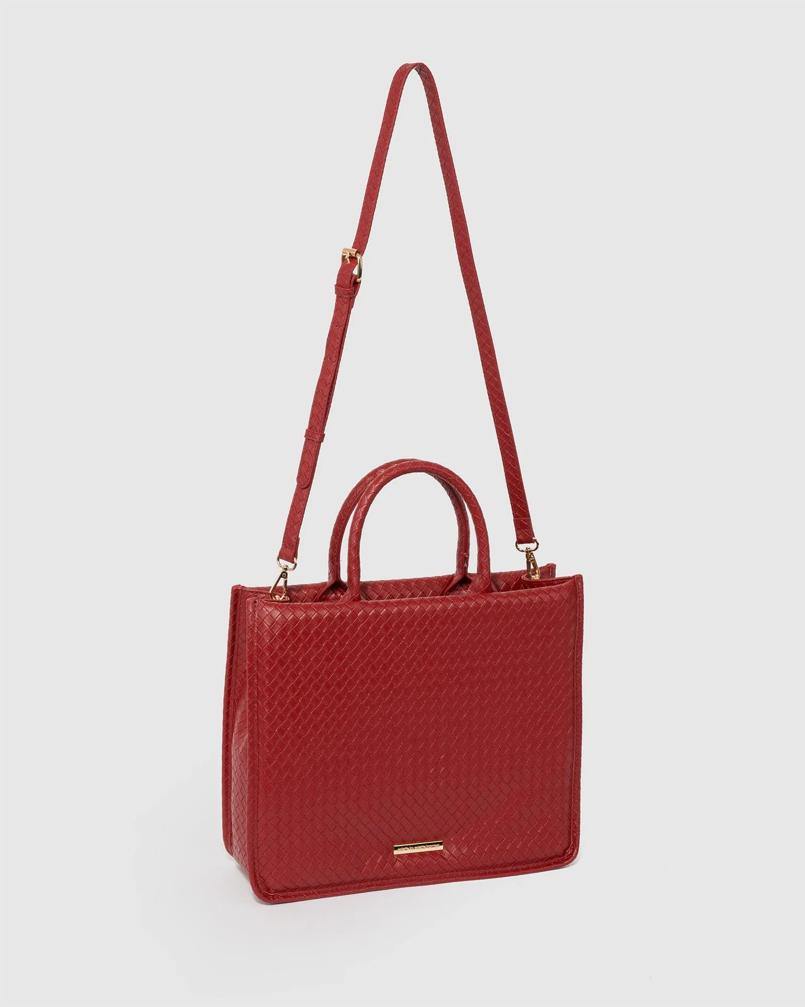 Red Kaylee Tote Bag sold by Collete Hayman product image thumbnail 3