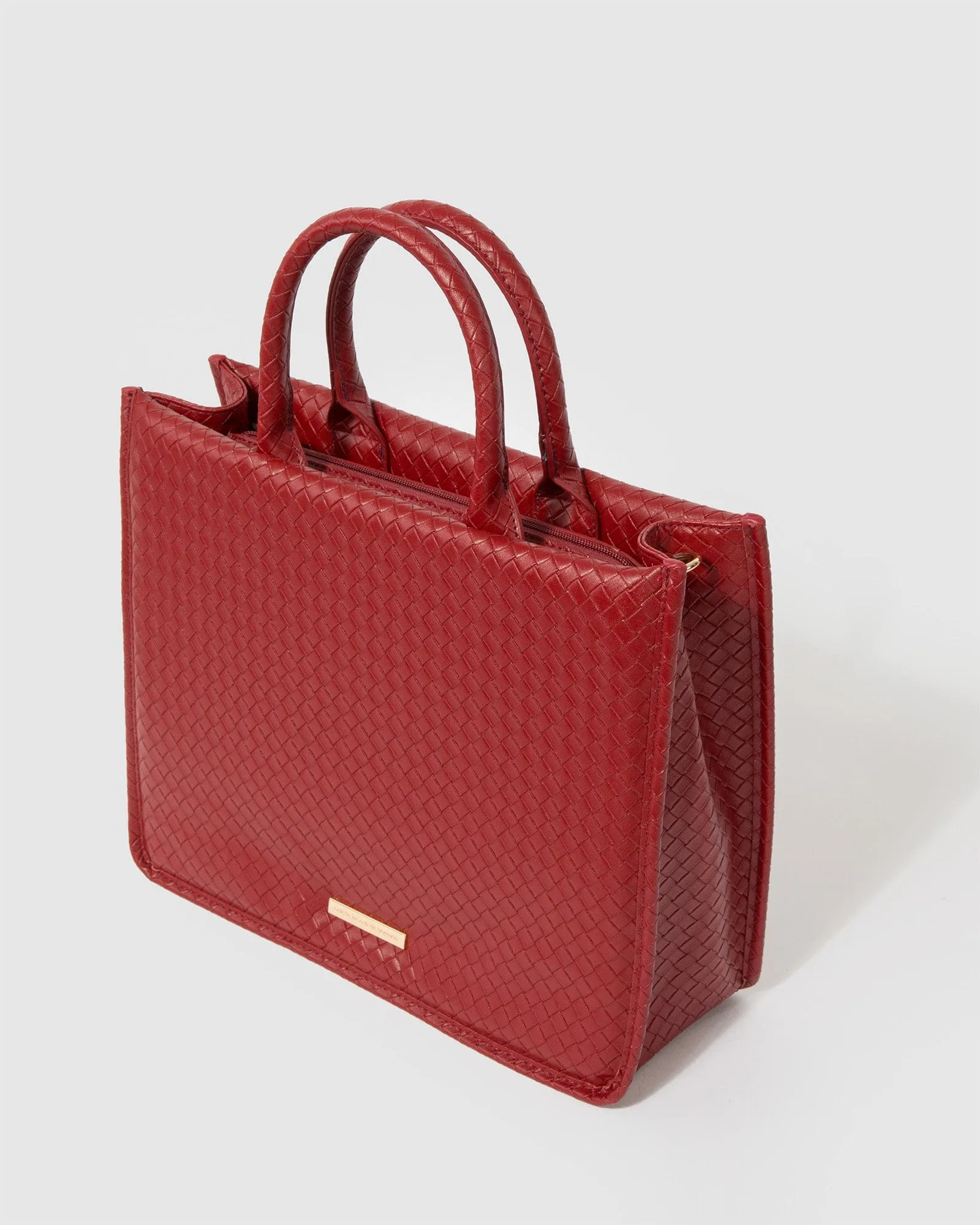 Red Kaylee Tote Bag sold by Collete Hayman product image thumbnail 5