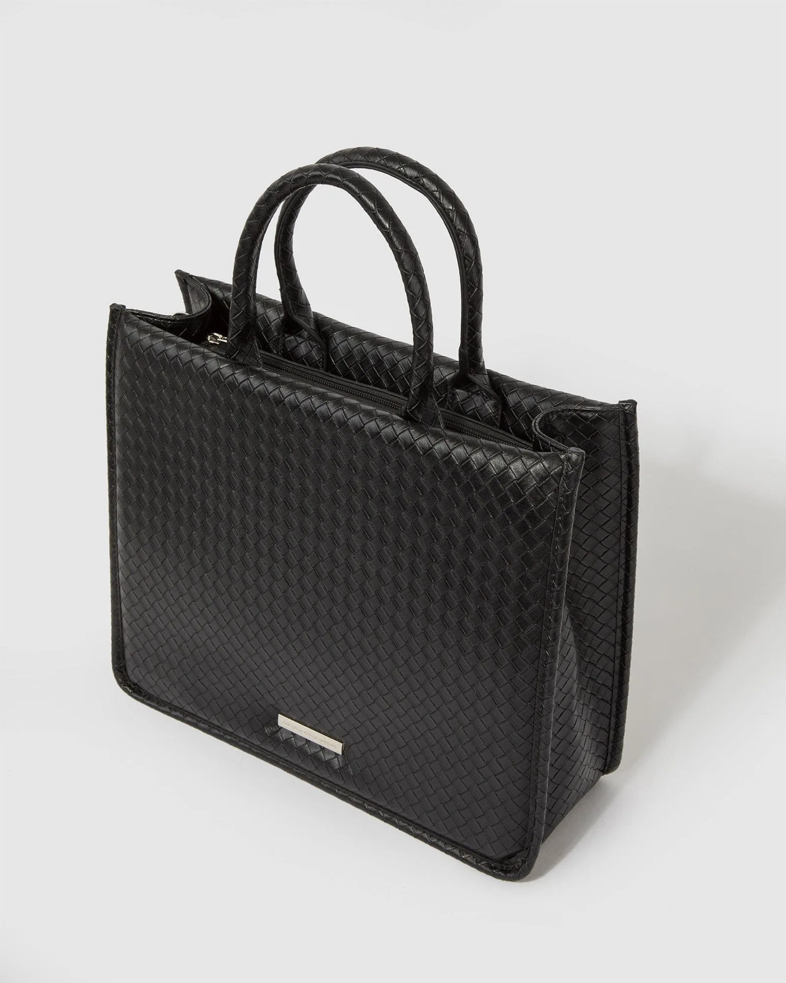 Black Kaylee Tote Bag sold by Collete Hayman product image thumbnail 5