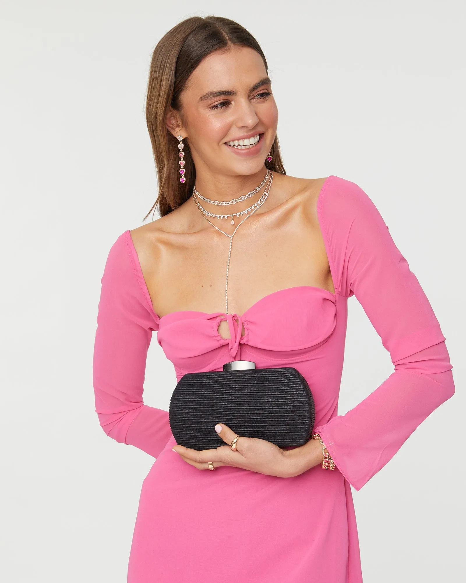 Black Zoya Clutch Bag sold by Collete Hayman product image thumbnail 2