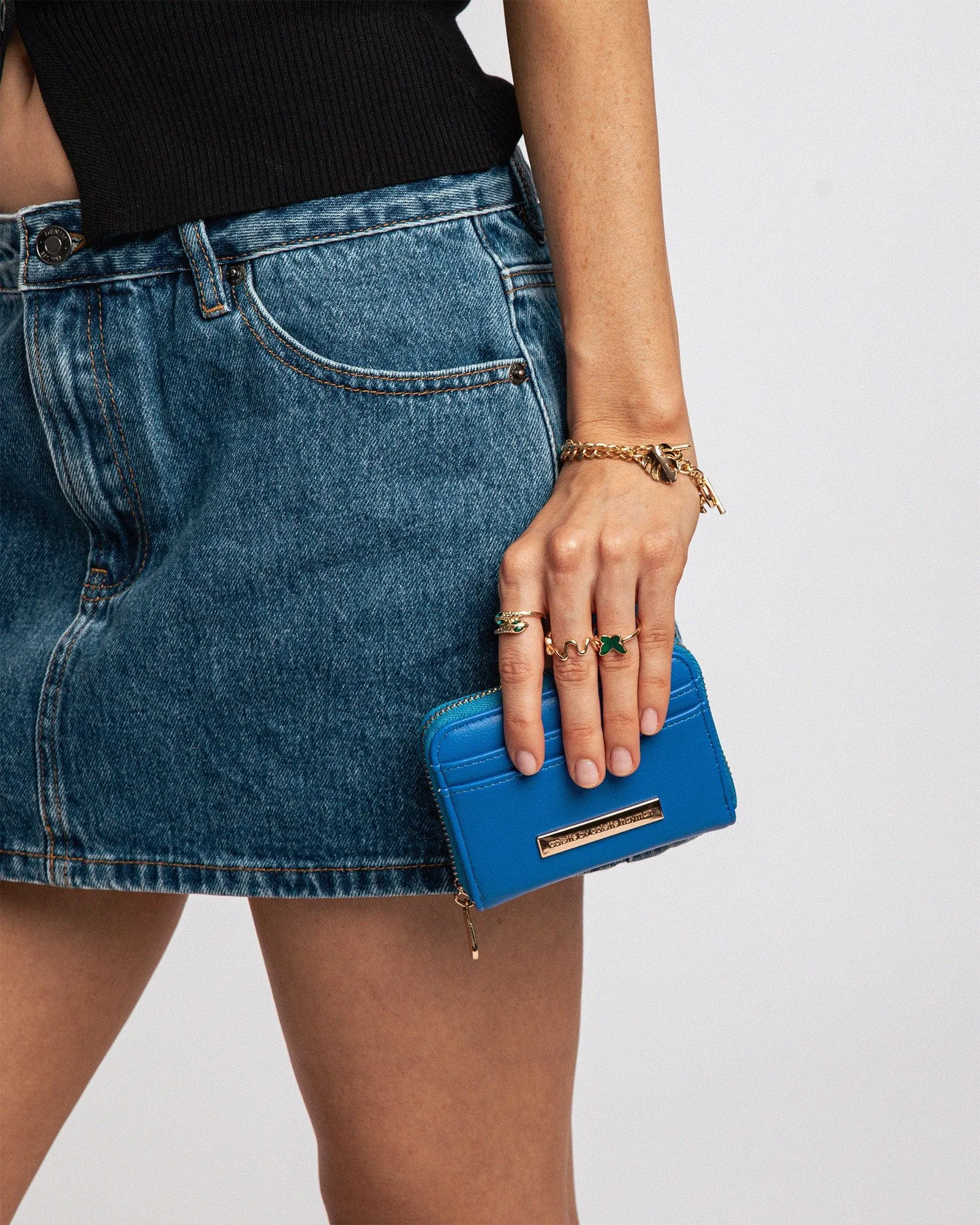 Blue Lexi Zip Purse sold by Collete Hayman product image thumbnail 2