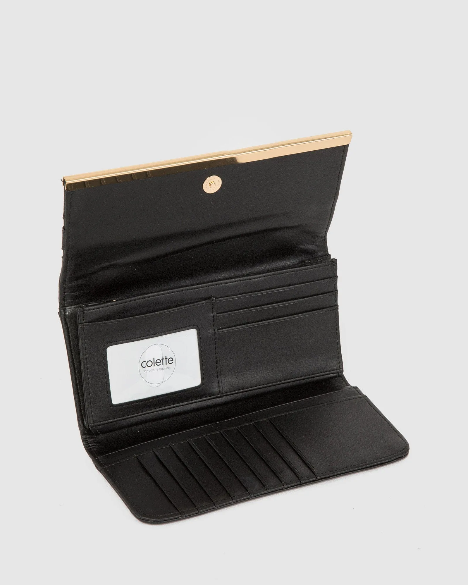 Black Natalie Triangle Panel Wallet sold by Collete Hayman product image thumbnail 4