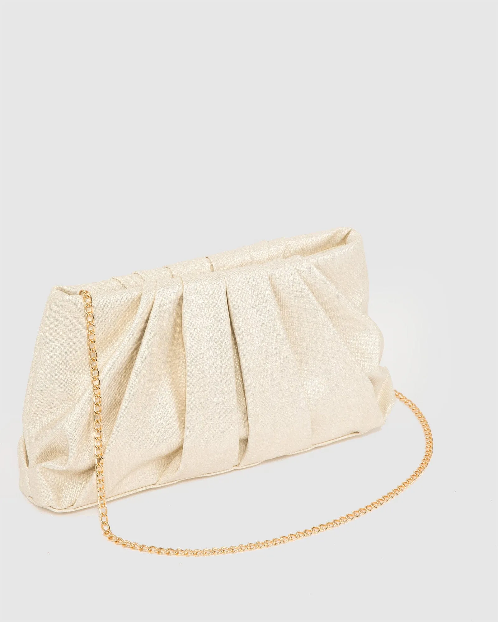 Gold Lucy Pouch Clutch Bag sold by Collete Hayman product image thumbnail 2