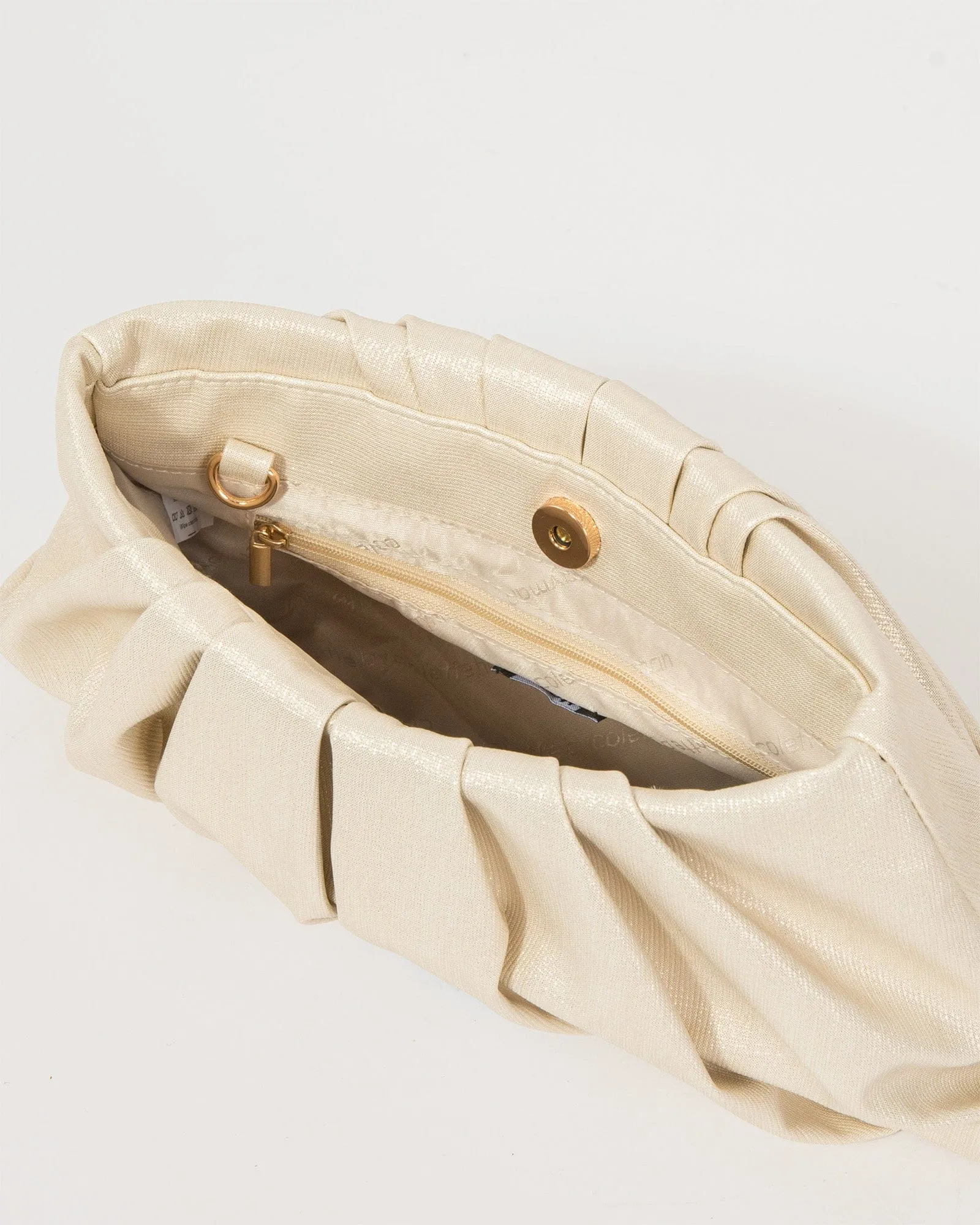 Gold Lucy Pouch Clutch Bag sold by Collete Hayman product image thumbnail 5