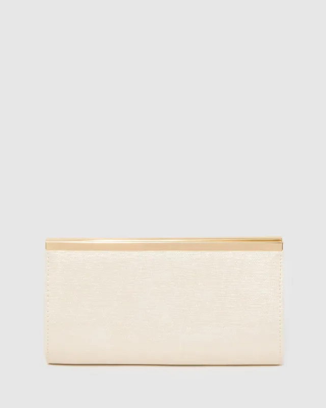 Gold Taylor Classic Clutch Bag sold by Collete Hayman