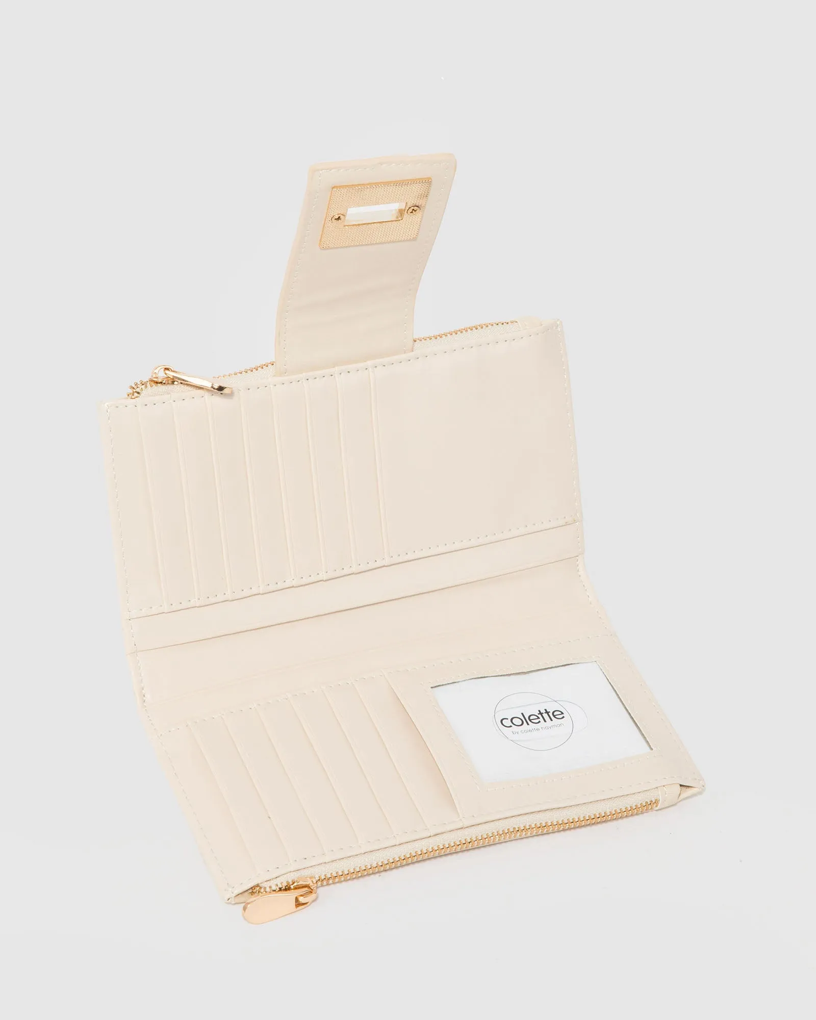 Natural Greta Lock Wallet sold by Collete Hayman product image thumbnail 3