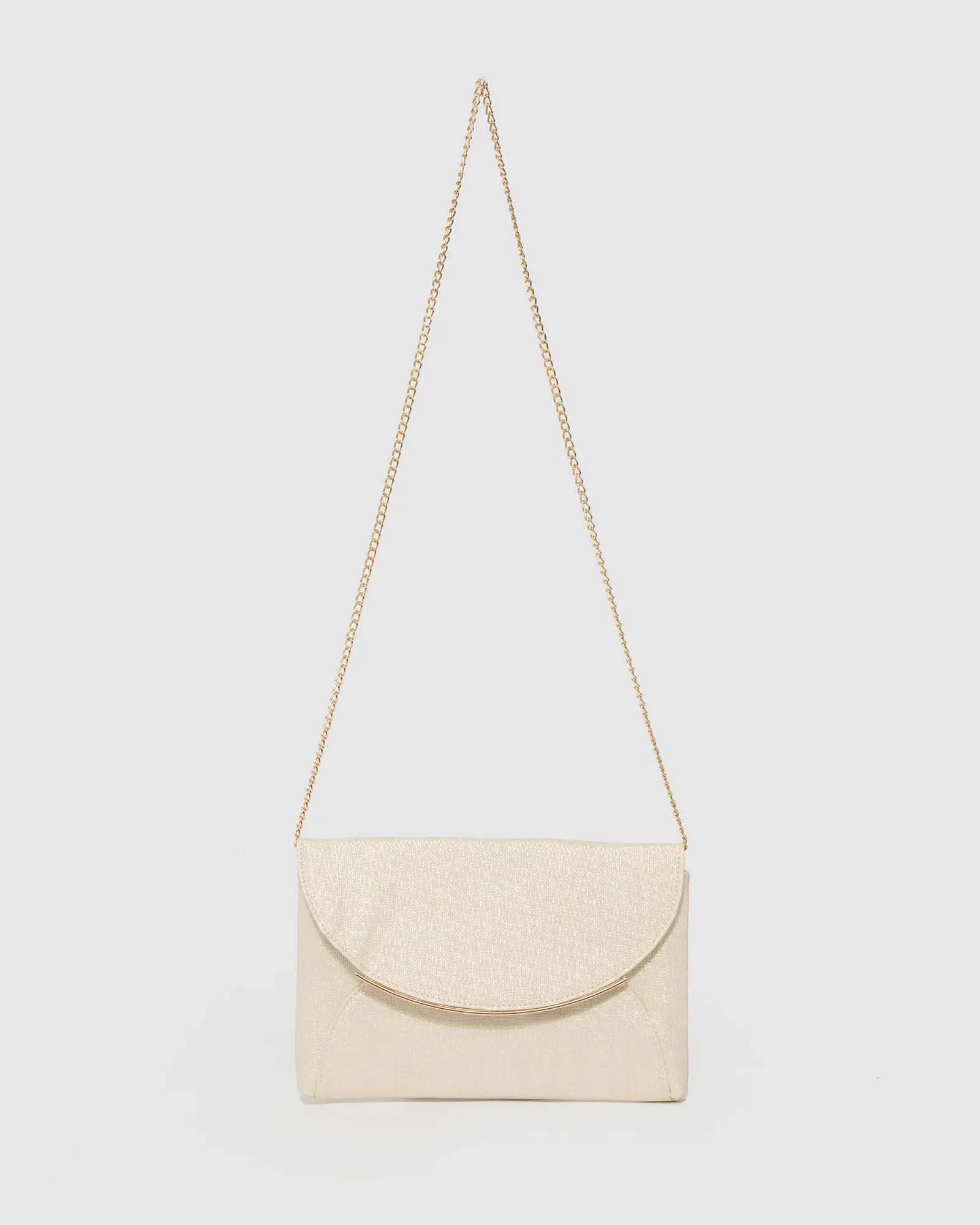 Gold Dalila Envelope Clutch Bag sold by Collete Hayman product image thumbnail 4