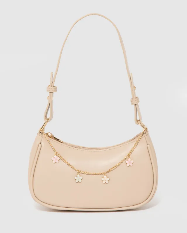 Natural Roberta Shoulder Bag sold by Collete Hayman