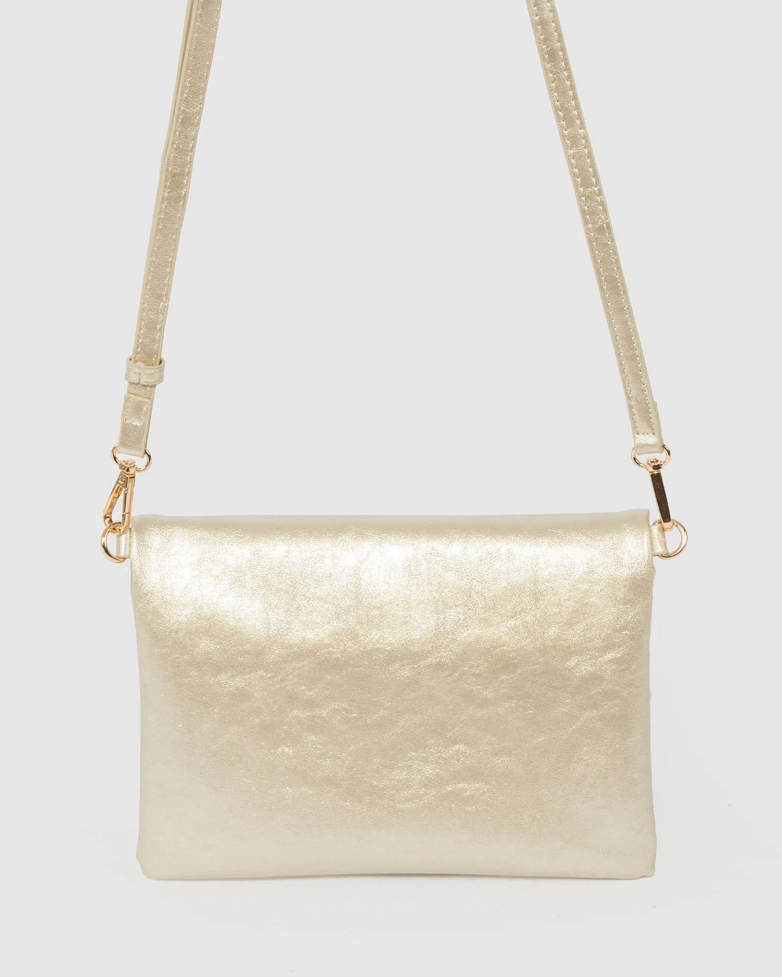 Gold Gabi Wave Clutch Bag sold by Collete Hayman product image thumbnail 4