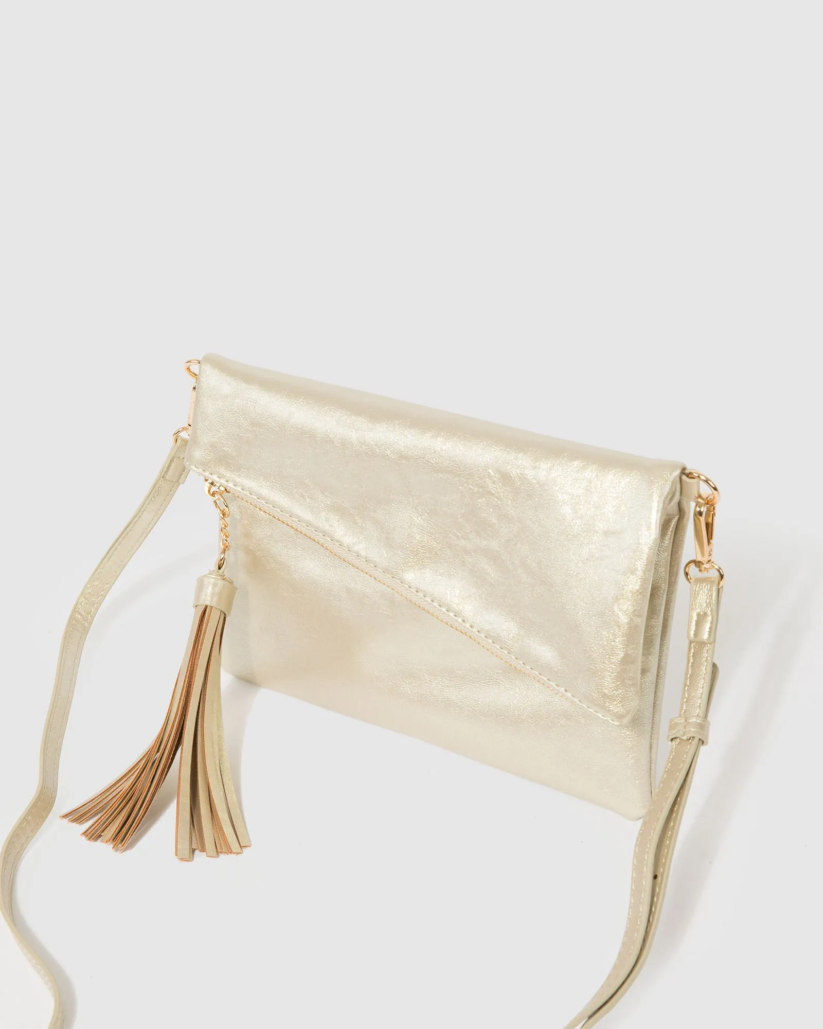 Gold Gabi Wave Clutch Bag sold by Collete Hayman product image thumbnail 5