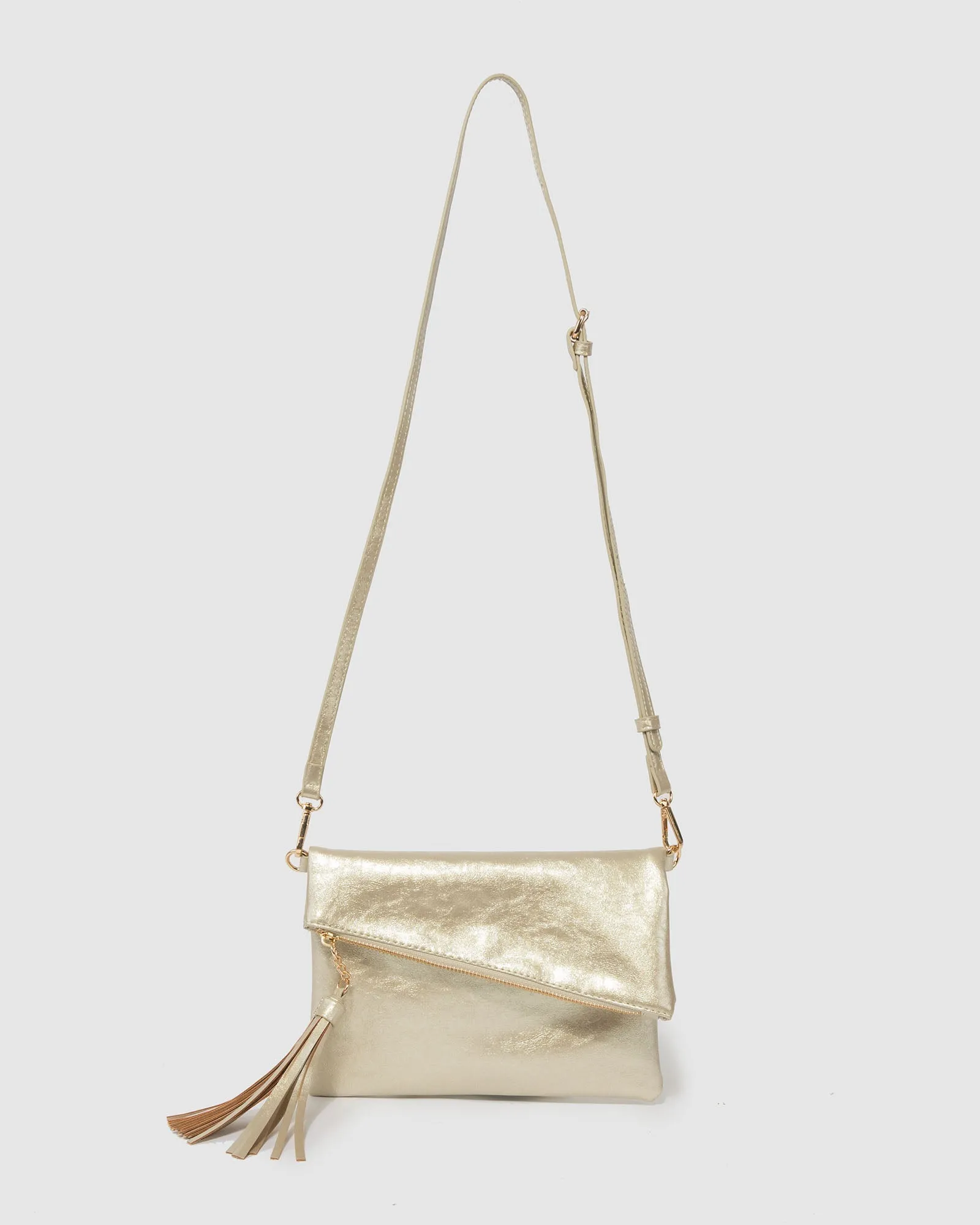 Gold Gabi Wave Clutch Bag sold by Collete Hayman product image thumbnail 3