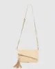 Natural Gabi Wave Clutch Bag sold by Collete Hayman