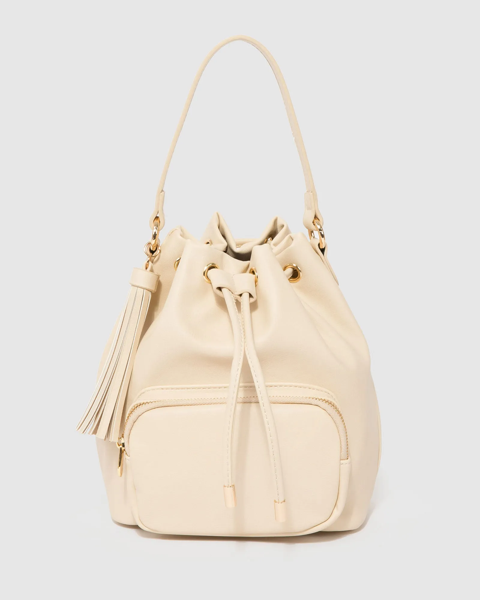 Ivory Phillipa Bucket Bag sold by Collete Hayman