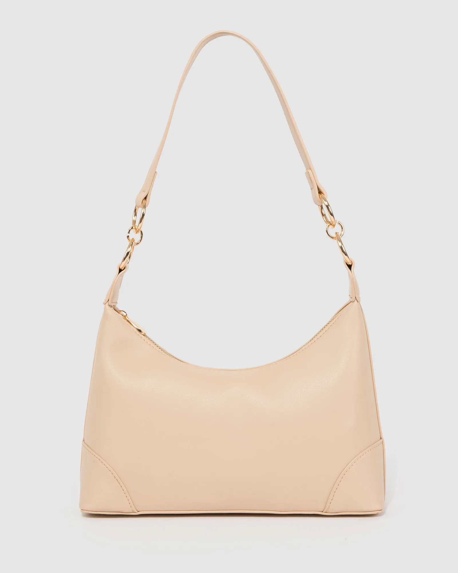 Natural Michayla Baguette Shoulder Bag sold by Collete Hayman