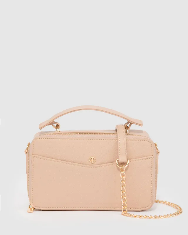 Natural Kiara Crossbody Bag sold by Collete Hayman