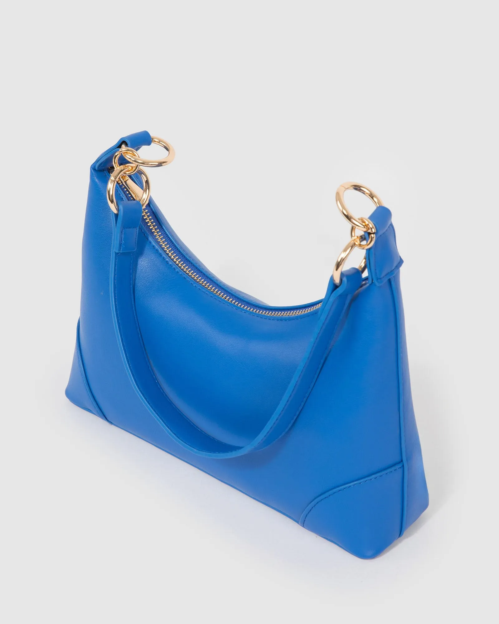 Blue Michayla Baguette Shoulder Bag sold by Collete Hayman product image thumbnail 4
