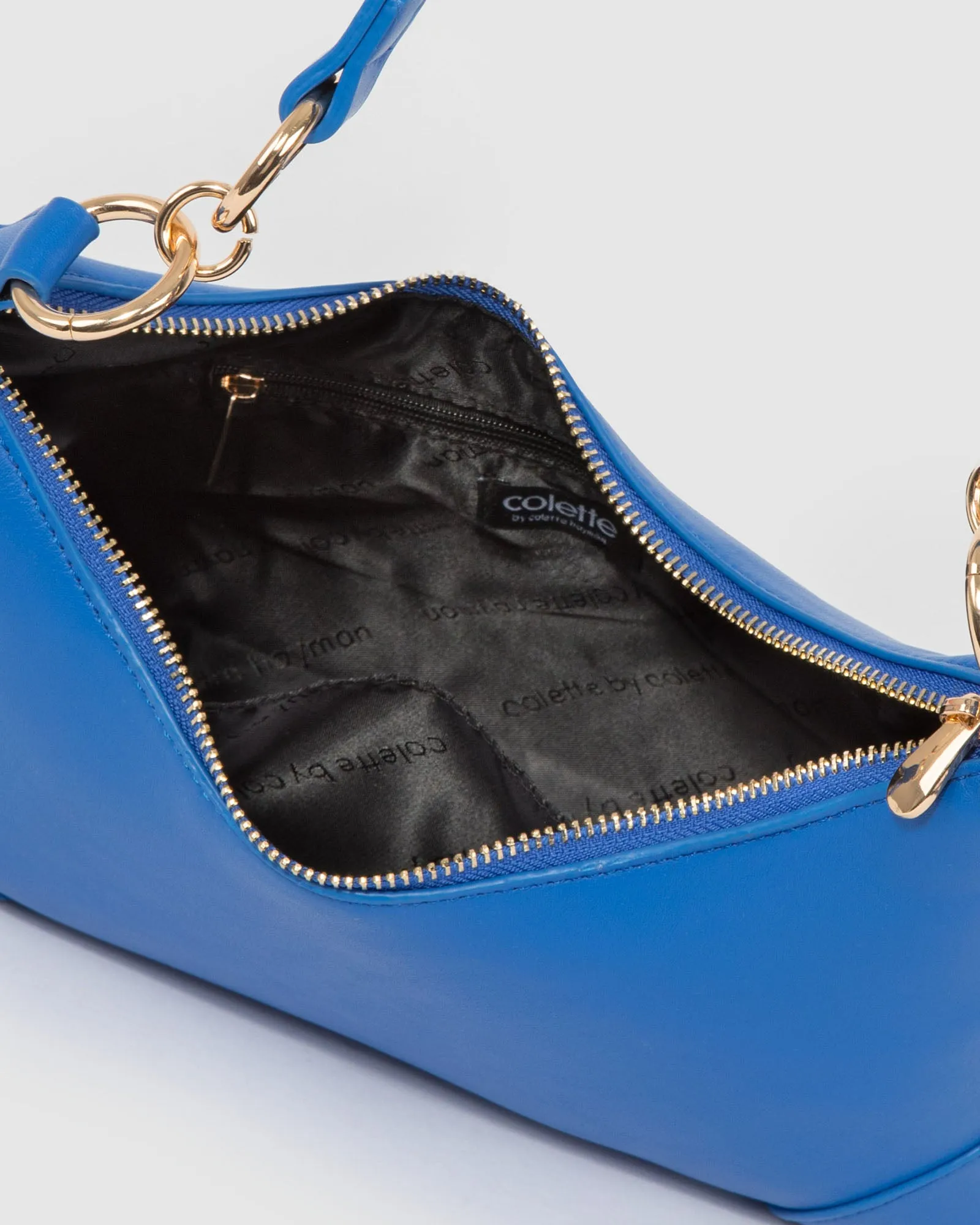 Blue Michayla Baguette Shoulder Bag sold by Collete Hayman product image thumbnail 5